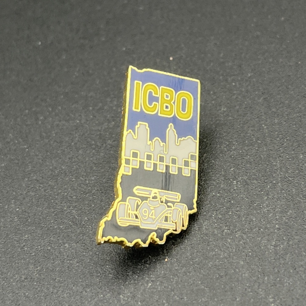International Conference Of Building Officials Indiana ICBO Lapel Hat Pin